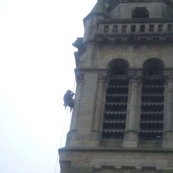 Réparation des abats-son - Eglise de Surzur (56).