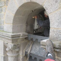 Réparation des abats-son - Eglise de Surzur (56).