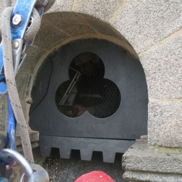 Réparation des abats-son - Eglise de Surzur (56).