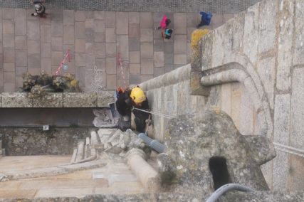 peinture descentes d'eaux pluviales Monument Historique