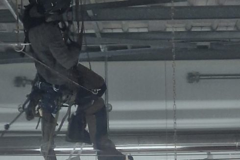 remplacement de gaines de ventilation travaux d'accès difficile