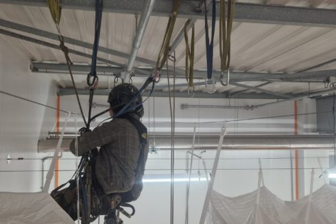 remplacement de gaines en milieu industriel difficile d'accès