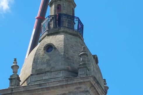 travaux à la corde clocher vannes bretagne